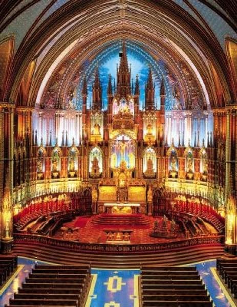 EC Montreal. Убранство собора Notre Dame