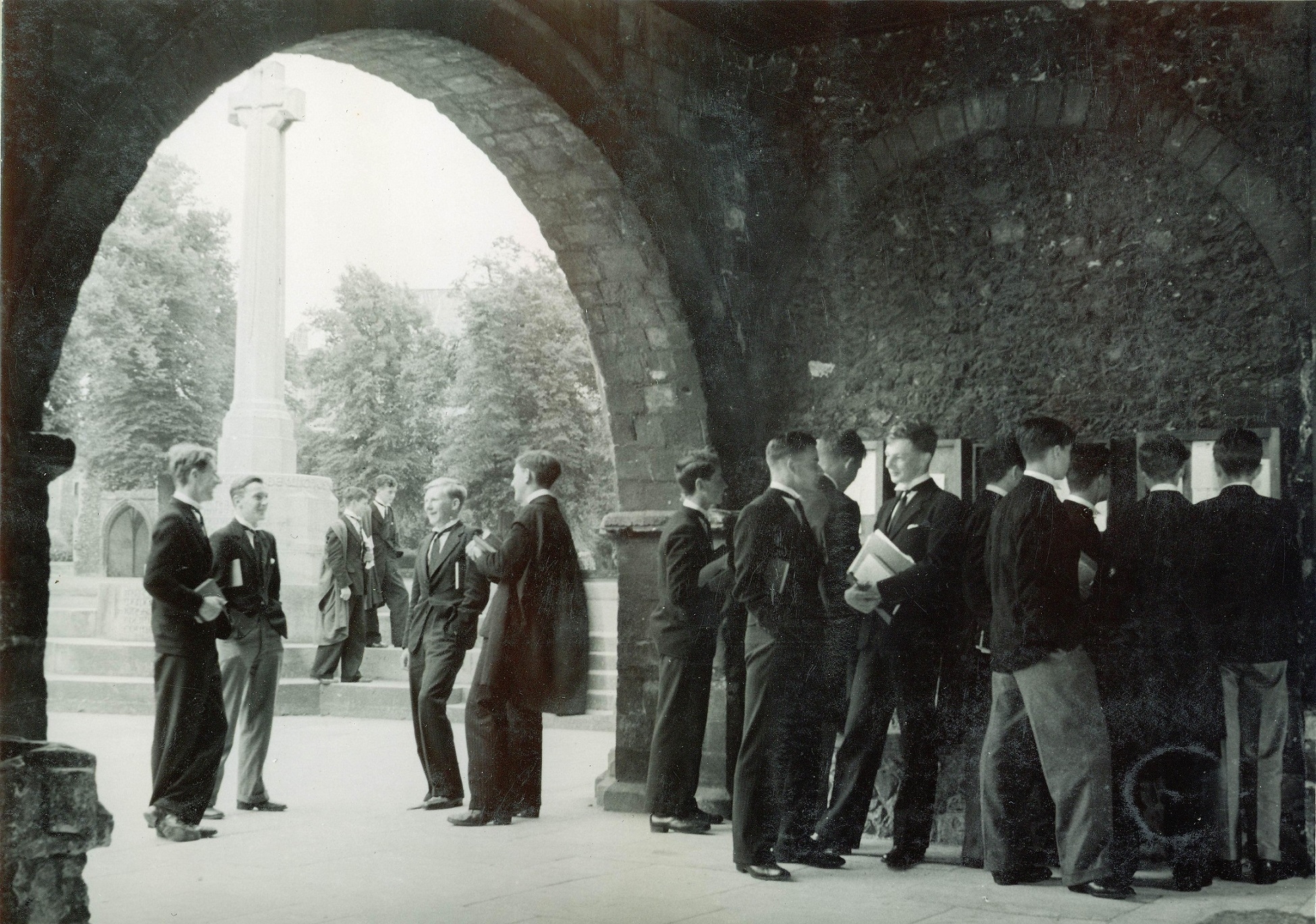 Студенты King's School, Canterbury, 1939 год